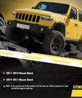 Image of a yellow SUV, highlighting fitment for 2011-2017 Nissan Quest front suspension overhaul.