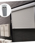 Badass Hurricane Shutter Hardware Plus Window Shutter Stopper Kit featuring heavy duty roller blind stopper and roller shade.
