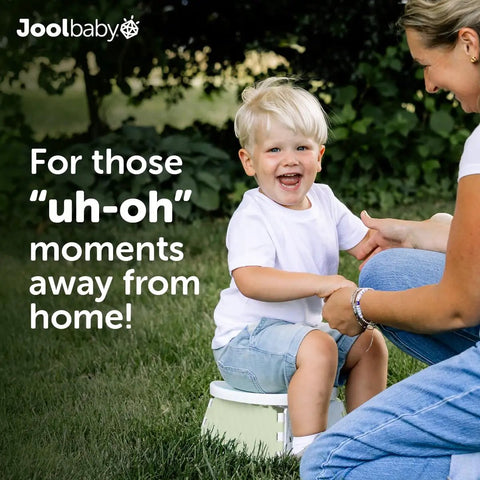 Tot Tested Foldable Potty Training Chair With Carry Case And Thirty Disposable Liners Rock Solid Build for outdoor use with child.