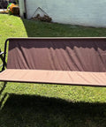 Heavy Duty 600D Patio Swing Seat Cover Replacement For 3 Seater Outdoor Swing Cushions Waterproof UV Fade Resistant Rugged Protection for Frame 63x22x22 Inch One Piece Design