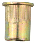 210 Piece Zinc Plated Flat Head Rivet Nut Set With 6 Metric Sizes M5 M6 M8 M10 And More, heavy duty carbon steel rivet nut