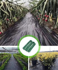 Heavy Duty Garden Stakes And Ground Anchors U Shape Steel Nails For Artificial Grass Sod Weed Membrane And Grass Fabric Netting 15 Pack Built To Last Rust Resistant And Bend Proof placed in garden landscape.