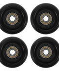 4 Pack 3 Inch Nylon Pulley Wheels Heavy Duty Track Rollers For Trailer Jack And Hand Cart Replacement smooth rolling bearings.
