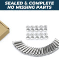 Heavy Duty Rock Solid Chicago Binding Screws M5 X 20mm Cross Head 304 Stainless Steel 18 8 Hardware Kit For Leather Goods Photo Albums Scrapbooking And Bookbinding No Sweat Assembly displayed in a complete set.