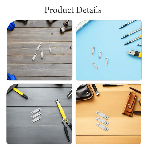 Six Pack Mechanical Clock Suspension Springs Universal 17mm Replacement Parts in various angles on different surfaces