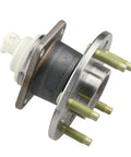 Rear Wheel Bearing Hub Assembly For Chevy Buick Pontiac With Abs Sensor 5 Lug, showing bolts and ABS plug, designed for durable performance.