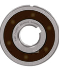 Rock Solid Csk8pp One Way Clutch Bearing With Double Keyway Design And Grease Retention Seal For Flawless Rotation 8X22X9Mm Heavy Duty chrome steel bearing with brown seal.