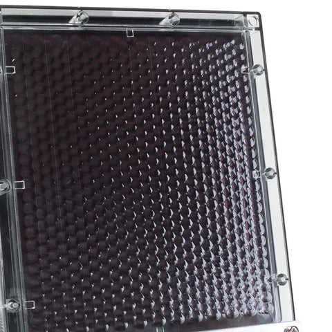 Close-up of Badass Heavy Duty 12 Volt Solar Panel Battery Charger For Deer And Game Feeders, showing textured silicon panel.