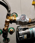 Three Quarter Inch NPT Female Stainless 304 Window Sight Glass Flow Indicator with Impeller for water lines installed in piping