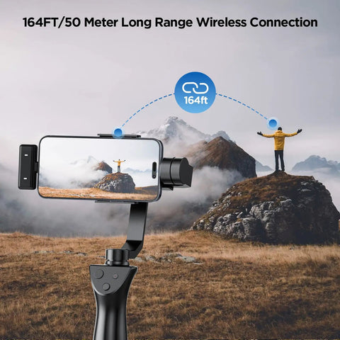 Wireless Lavalier Microphone For iPhone Android And PC With AI Noise Reduction, 164-Foot Range demonstration