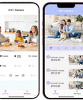 Smartphone screen showing app interface for controlling Ultra Compact 0.9 Inch Hidden Camera With 4K HD Video, Night Vision