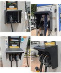 Hardcore Outdoor EV Charger Cover, Tough As Nails Wall Mounted Rain Shield For Your EV Ride, heavy duty metal hood on charging station.