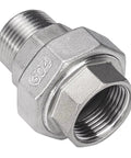 3 Inch BSPT Male Socket Union Coupler for 304 Stainless Steel Pipe Fittings, Beefy Heavy Duty Connector, Corrosion Resistant Plumbing Joint
