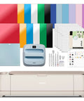 Maker 4 Smart Cutting Machine Engagement Plus Bundle With EasyPress 3 Heat Press 9x9 Mat Tote Bag Materials Samplers
