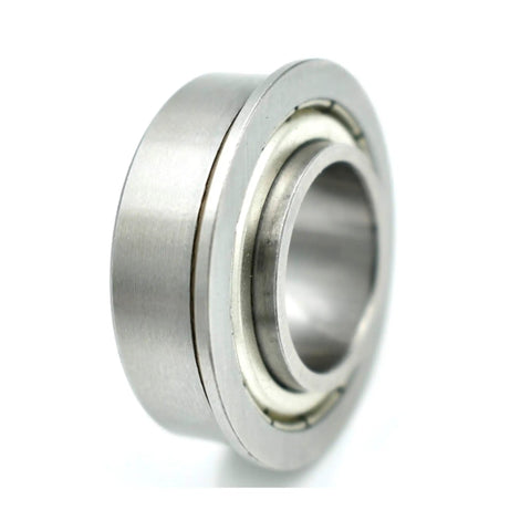 Heavy Duty Four Pack Front Wheel Bearing Conversion Kit Zero Maintenance Steel Seals Precision Machined stainless steel bearing close-up view.