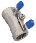 3/8 Inch Full Port Stainless Steel Ball Valve Featuring A Workhorse Grade Crush Proof Body Engineered For Zero Drag Flow and Heavy Duty Water Oil Gas Setup Built Like A Tank With Genuine 304 Alloy for smooth operation.