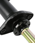 Close-up of a black metal axle hub from the 810mm 32 Inch Rear Axle Kit For Go Karts ATVs UTVs Quads Buggy Golf Carts And 4 Wheelers