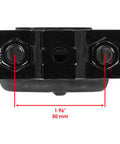 Hardcore Universal Drivshaft Bearing For John Deere Gator UTV Quick Swap Setup, 1.96" size, heavy-duty, black material.