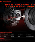 Pair Of Street Ready Wheel Bearing And Hub Assemblies With 5 Lug Bolts For Suzuki Kizashi Grand Vitara visible from side view.