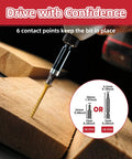Pro Grade Epoxy Coated Wood Screws For Pressure Treated Lumber With Torx Drive being used on wood surface