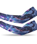 Cool Breeze Sun Arm Sleeves With Solid Upf 50 Plus Uv Blocker Breathable Stretch Sleeve For Road Trips Running And Daily Grind in vibrant design.