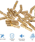 Tiny Copper Hinges For Jewelry Boxes With Smooth Closing Action And Easy To Install Hidden Concealed Barrel Hinges For Wooden Gift Boxes Retro Style Hardware displayed in bulk.