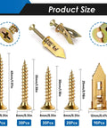 Heavy Duty Self Drilling Drywall Anchors With Screws Kit 180 Pack Zinc Plated Steel Expansion Bolts sizes shown, including large and small options.