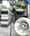 Upgraded Replacement Blade For Wire Stripping Machine Solid 65Mn Spring Steel with two way bearing viewed in detail.