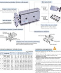 Top Notch Dual Rod Air Cylinder Pneumatic Actuator Double Acting Guided Piston with 20 Mm Stroke and Wide Bore options in detailed diagram.