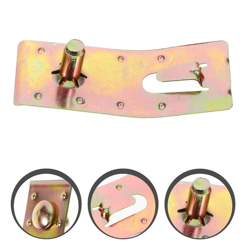 Heavy Duty Galvanized Teardrop Pallet Rack Safety Pin Clips 20 Pack Carbon Steel Fastener close-up showing locking mechanism and finish.