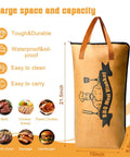 21 Inch BBQ Thermal Blanket For Resting Meat And Heat Resistant Nonstick Grill Tool Set With features and food icons