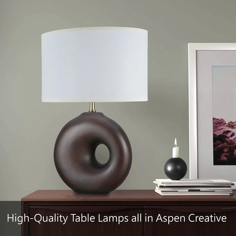 Transitional Ceramic Table Lamp In Light Green With White Silk Hardback Drum Shade And Light Blue Trim For A Clean Lit Vibe 19.5 Inch Tall 11 Inch Drum Shade On Off Switch Uses Medium Base Bulb Up To 100W Bulb Not Included