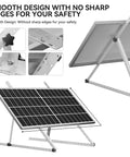 Upgrade Your Rig With These Badass Double Set Of 45 Inch Adjustable Solar Panel Tilt Mount Brackets featuring smooth design and sturdy legs.