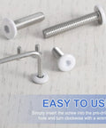 20 Piece Pack M4-0.7 X 12Mm Button Head Hex Socket Screws Hella Durable 304 Stainless Steel With Full Thread Self Tapping Design For Furniture And Auto Diy Hardware Fixes on a white surface with hex wrench.