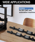 Badass Precision Bearing Steel Linear Guide Rail Kit For Hardcore Diy Cnc Builds Delivering Ultra Smooth Zero Play Sliding with two HGR20 rails.