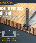 Pro Grade Badass 48 Inch Miter T Track With Secure T Bar Built To Rock For Table Saws And Router Tables Dad Approved Essential For Custom Sliding Jigs Twin Pack Bundle with Miter T locking bolt.