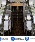 Image of conveyor system with 30 Pcs 1" Roller Ball Transfer Bearing 400 Lbs Load Capacity Carbon Steel Round Ball Transfer Unit