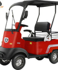 Electric Mobility Scooter For Adults Packing 800W Brushless Power And 12Mph City Speed With Comfy Adjustable Seat Large Cargo Trunk And Wide Tires For Rolling Easy Through Neighborhood Blocks, red with a spacious seat.