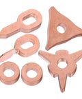 Auto Dent Puller Rings Kit 50 Count Iron Construction with Multifunctional Design for Easy Sheet Metal Repair and Welding components