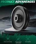 Engine Harmonic Balancer 594 225 for Honda Civic and Civic Del Sol 1996 to 2000 featured on platform demonstrating durability
