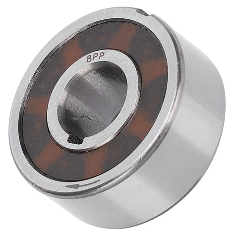 Rock Solid One Way Bearing Clutch With Inner Keyway 8X22X9mm Heavy Duty Unidirectional Roller close-up view showing steel construction.