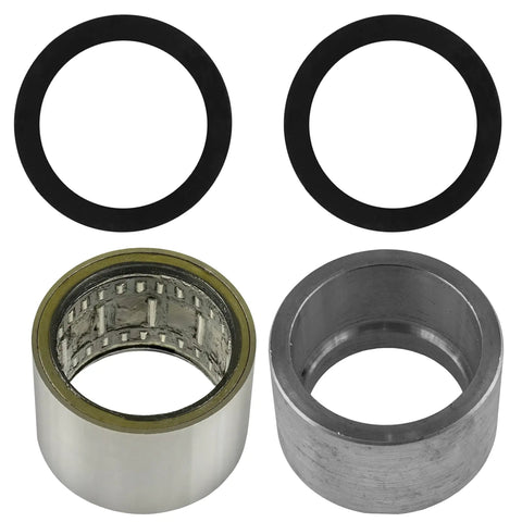 Workhorse Heavy Duty Primary Clutch One Way Bearing Assembly With Spacer And Two Washers Compatible With Polaris Sportsman 850 2011 To 2015 ATV showing assembly parts including bearing and washers.