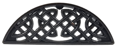 Set Of 6 Vintage Celtic Bin Pulls And Knobs With A Darn Good Oil Rubbed Bronze Finish compact drawer handle with intricate design.