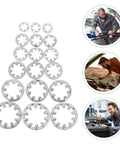 Stainless Steel Internal Tooth Lock Washers For Superior Corrosion Resistance, 300-Piece Assortment Kit