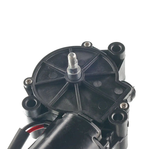 Left Driver Side Headlight Motor Assembly Replacement For Chevrolet Corvette C5 2000 To 2004 5.7L V8 top view detail with connectors.
