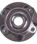 Heavy Duty Front Wheel Hub And Bearing Assembly X2 For 2013 2020 Ford Fusion And 2013 2016 Lincoln MKZ Hella Tough Oem Spec Build Straight Up Solid Ride close-up view showing the sealed bearing and rugged steel construction.