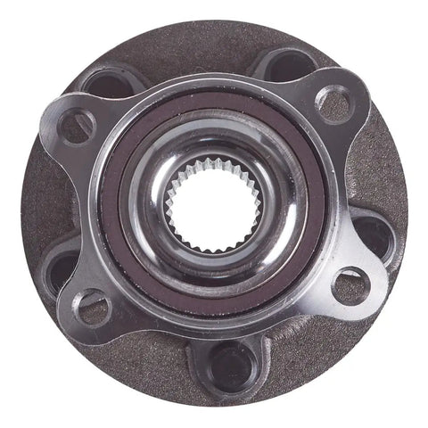 Heavy Duty Front Wheel Hub And Bearing Assembly X2 For 2013 2020 Ford Fusion And 2013 2016 Lincoln MKZ Hella Tough Oem Spec Build Straight Up Solid Ride close-up view showing the sealed bearing and rugged steel construction.