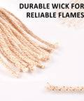 Universal Lighter Repair Kit For Zippo And Kerosene Models Featuring Straight Up Easy Fix Dope Flint Wicks Cotton Plus Gasket Seals For Knockout Spark And Rock Solid Performance durable cotton wicks for reliable flames close-up