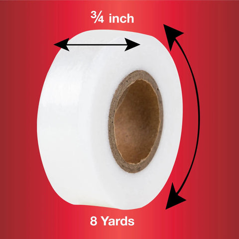 Heavy Duty Iron-On Fusing Web Fabric Adhesive For Quick, Strong Repairs And Fray Prevention - 3/4 Inch By 8 Yards roll
