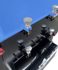 Industrial Grade Plastic Shredder And Grinder Crusher showing top feed inlet and adjustment knobs, Heavy Duty Pulverizer, 15KW Three Phase